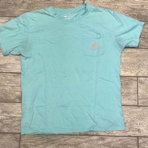 Teal green souther marsh shirt